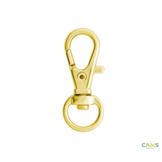 32mm Swivel Lobster Clasp - Gold - Cams Laser Cuts