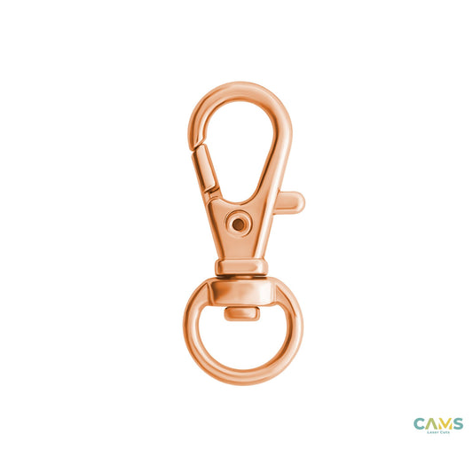 32mm Swivel Lobster Clasp - Rose Gold - Cams Laser Cuts